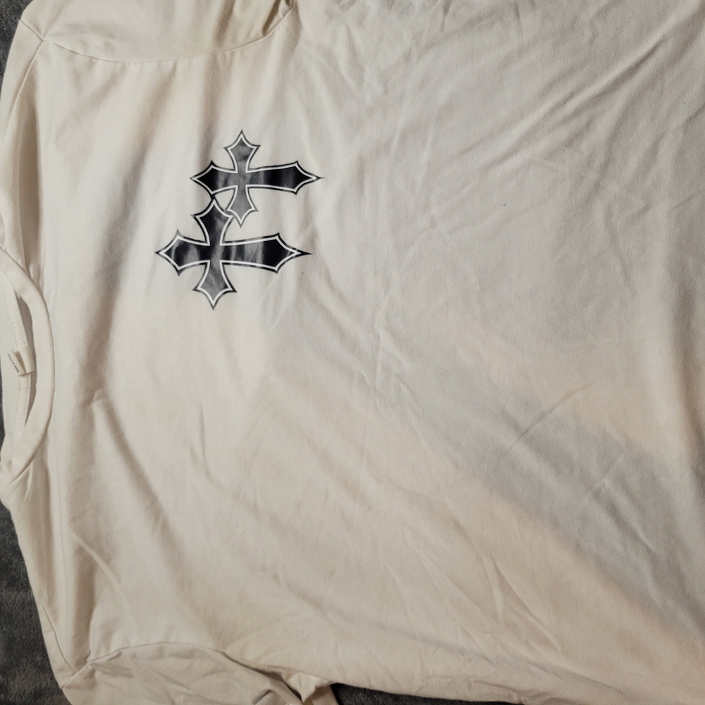 Men's Cream Graphic T-Shirt